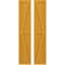 Ekena Millwork Americraft 3-Board Wood 2 Equal Panel Frmd Board-n-Batten Shutters w/Dbl Z-Bar, ARW102BF311X43TUH, PR ARW102BF311X43TUH - alternate 1